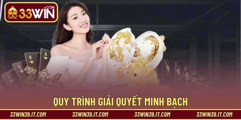 Quy trình giải quyết minh bạch